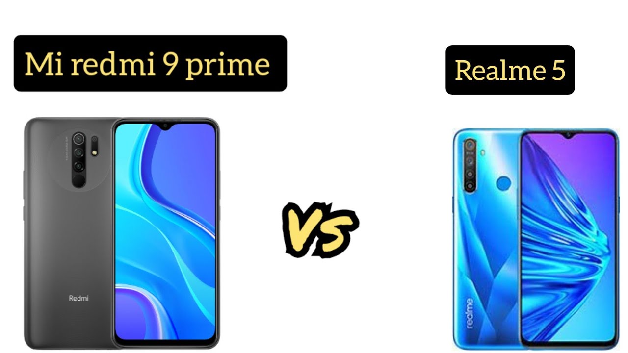 Mi redmi 9 prime Vs Realme 5 me comparison