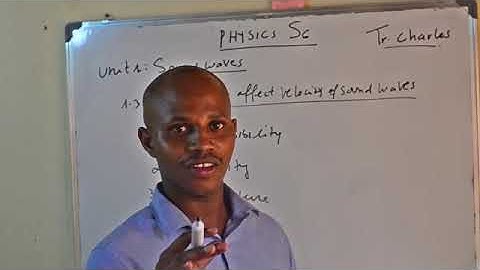 factors  that  affect velocity of sound waves