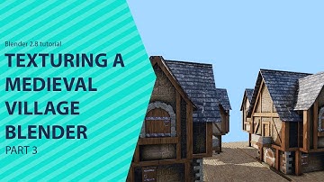 modeling and texturing a medieval building in blender step by step tutorial