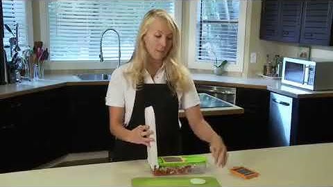 Dice and Slice Chopper    Kitchen Gadget Demo Video    Progressive International