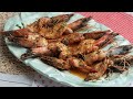 الجمبري المشوي بالتتبيلة المميزة وأسهل طريقة لتنظيف الجمبري منال العالم 