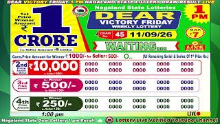 [LIVE] Lottery 1:00 PM Dear Nagaland state lottery live draw result 11.09.2026 | Lottery live screenshot 3