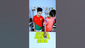 Very Excellent Memory Game of matching two cards from world class soccer players #messi #ronaldo