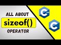 sizeof() operator in C/C++ | all about sizeof() operator in detail | C programming #clanguagebasics