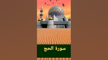 سورة الحج خشوع يسلب العقول #القرآن_الكريم #كنوز_القرآن