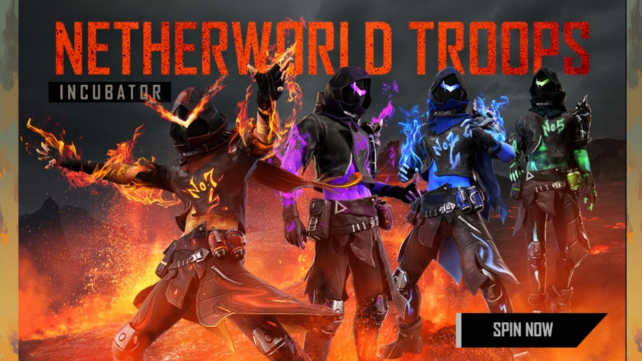 NETHERWORLD TROOPS INCUBATOR 🎭  || GARENA FREE FIRE
