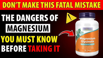 4 Warning Signs You Should Never Take Magnesium, 5 Signs You Must Take It Daily! Senior Health Tips