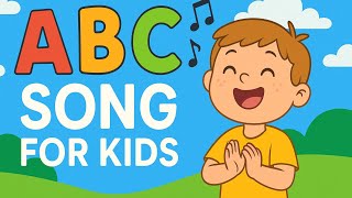 Abc Song For Kids Fun Alphabet Song With Child Voice Learn Abcs For Toddlers