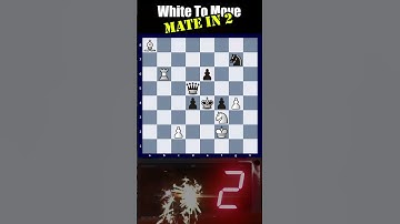 White To Move For Mate In 2 #chess #short #matein2