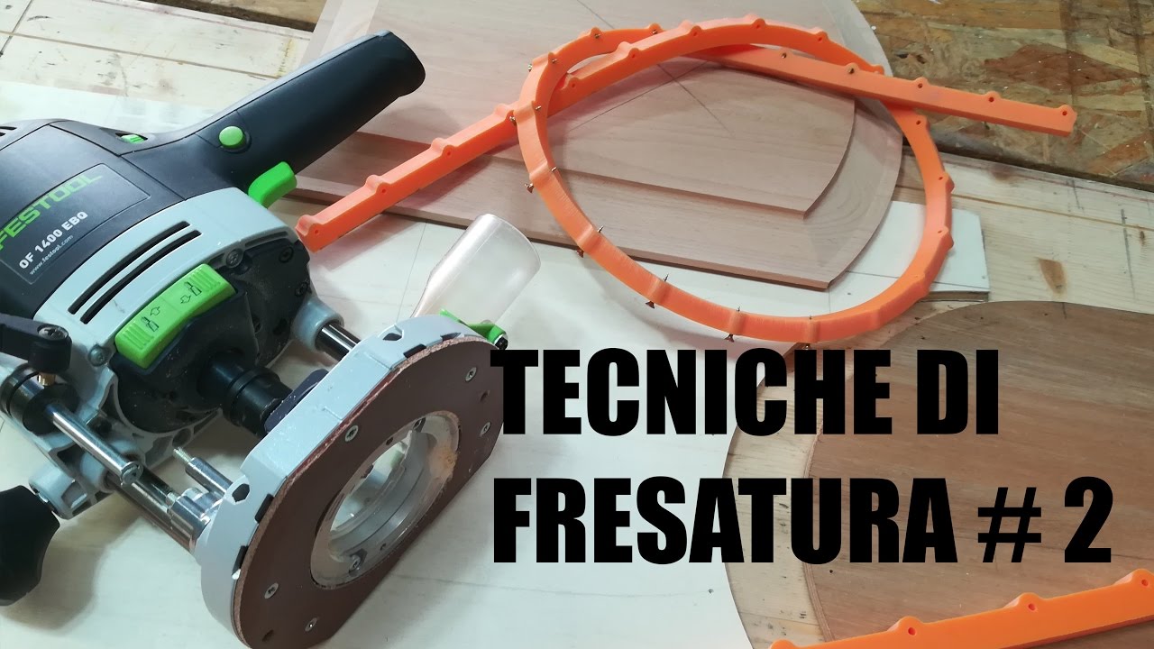 TECNICHE DI FRESATURA #2 - Sagoma e controsagoma, canali, battute. Fai da te