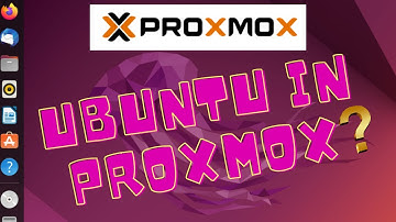 Install Ubuntu in ProxMox?