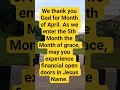 Month of Grace. #prayerandpurpose #prayer
