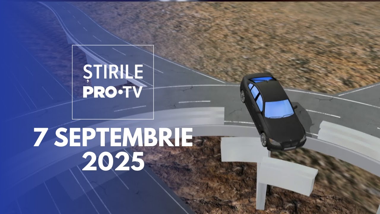 Știrile PRO TV - 7 Septembrie 2025 | Șofer carbonizat în urma unui accident teribil