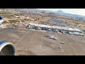 Powerful go-around | Boeing 737-800 | HER Airport - Greece