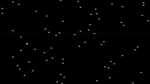 User controlled star field for TRS-80 Model 3