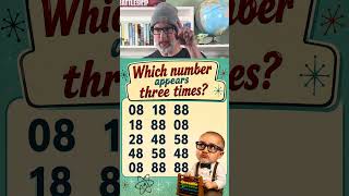 Which number appears three times? #quiz #numbers #brainteaser