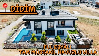 🔵FUL EŞYALI VİLLA/AYDIN DİDİMDE 17.000,000tl SATILIK LÜKS VİLLA #didim #luxury #satılıkvilla