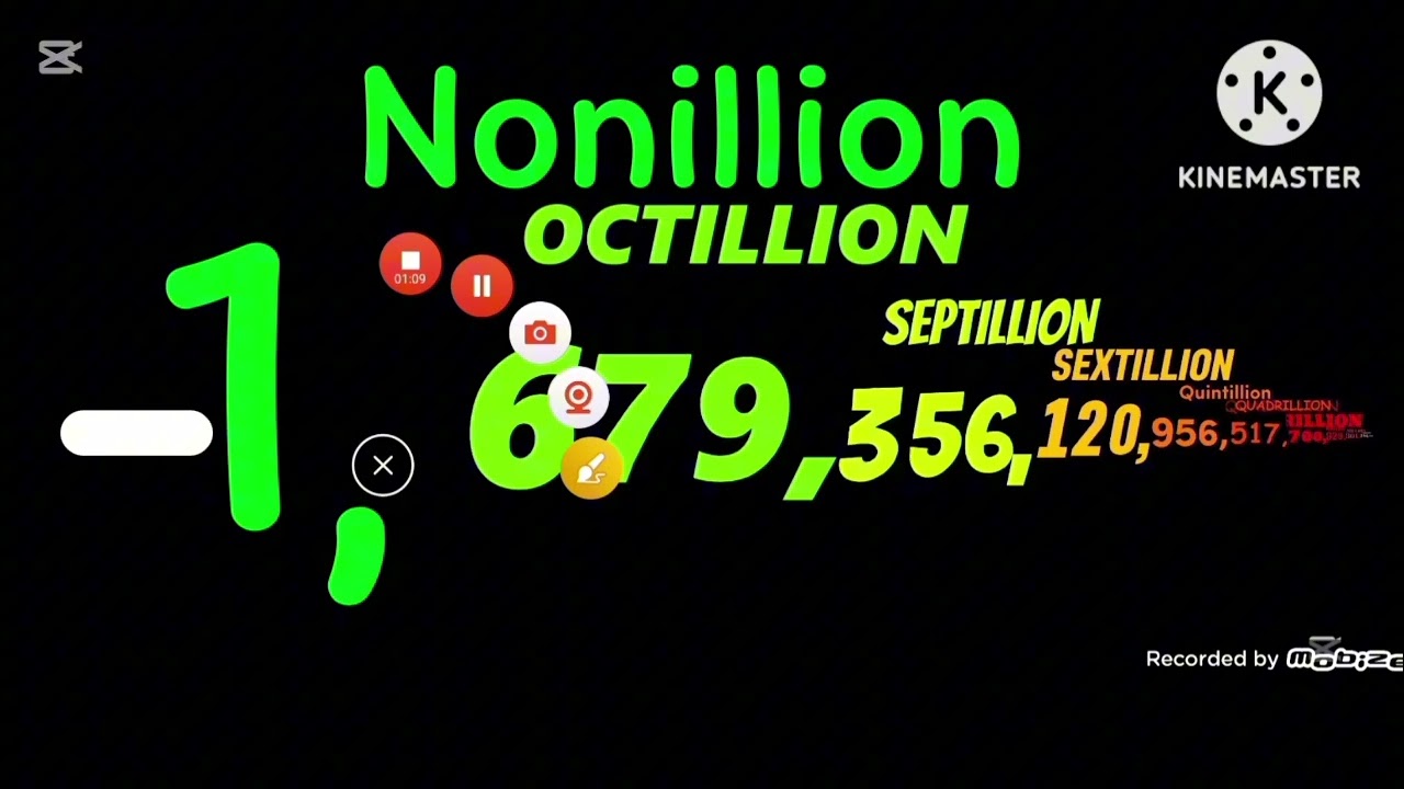 1 To Decillion Reversed Ver.