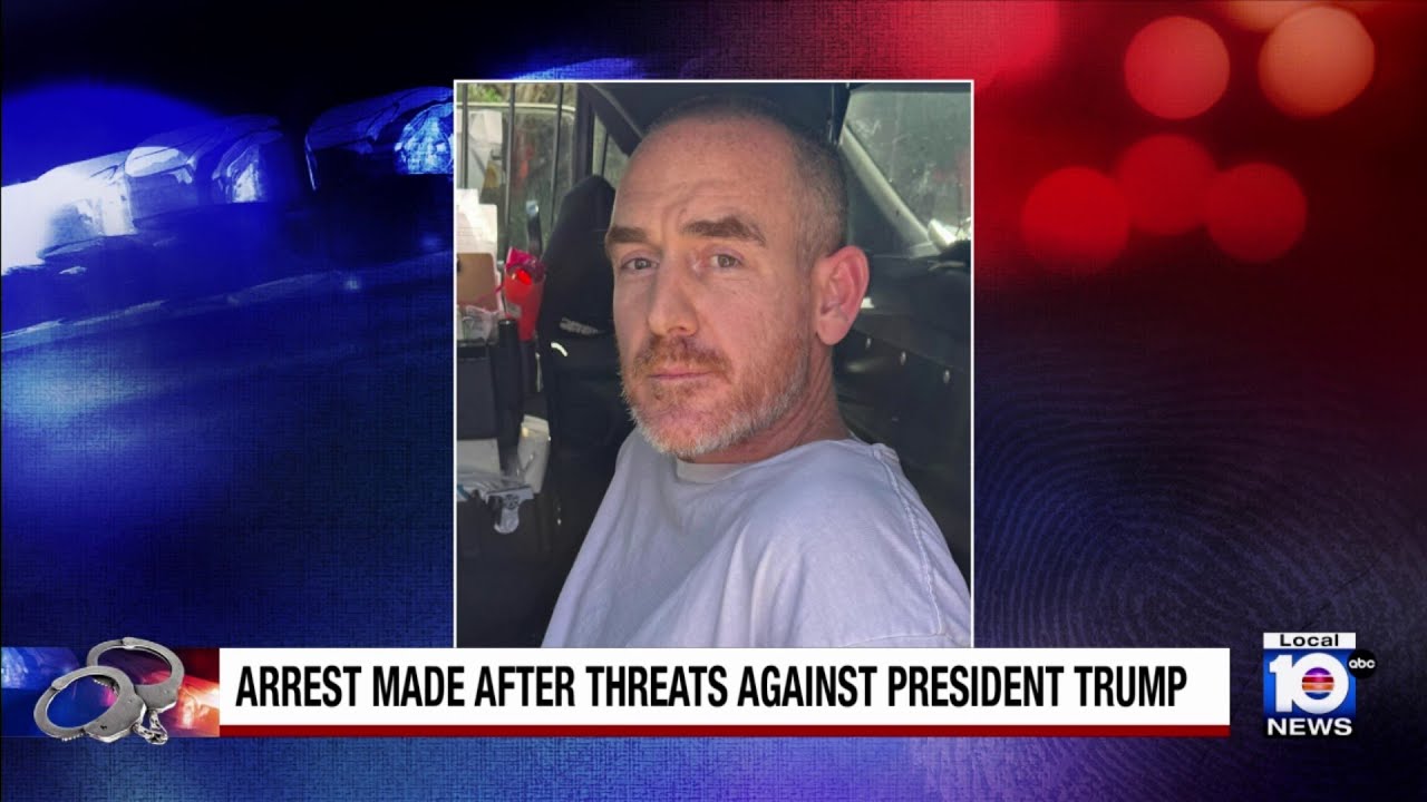 Florida man arrested after making alleged threats against Donald Trump ...