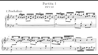 Bach: Keyboard Partita No.1 in Bflat Major, BWV 825 (Blechacz, Anderszewski)