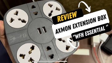Axmon Extension Box | Compact and Perfectly Designed | ₹ 500/- | WFH Essential