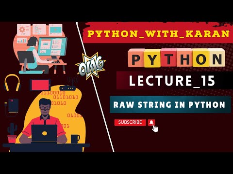 L_15 Raw String In Python || Python For Beginners || PythonWithKaran || #official.pwk || PWK