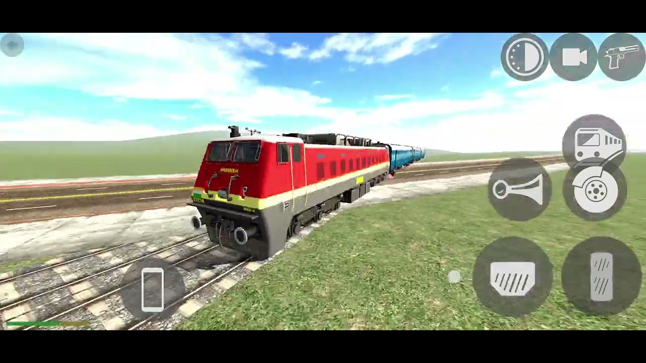 Train running Gaming video 