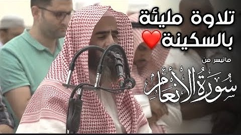 تلاوة مليئة بالسكينة والطمأنينة للشيخ محمد اللحيدان❤️|ماتيسر من سورة الأنعام