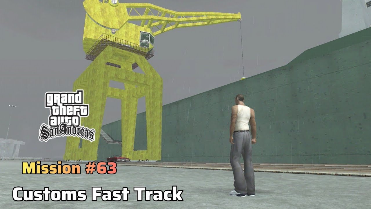 GTA San Andreas walkthrough mission #63 _ Customs Fast Track - YouTube