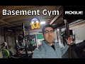 My Home Gym / Basement Gym Setup | Rogue Fitness | Powertec | Inspire