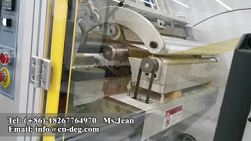 automatic 4 spindles turret rewinder inline with rotary die cutting machine for labels 90m/min