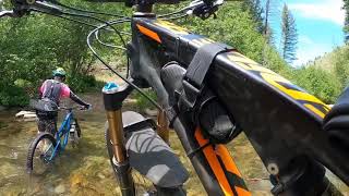 Red Warrior Singletrack Trail by bicycle from Warm Springs Road