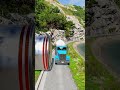 Cars &amp; Cement Truck Vs Giant Bollards Crush Beamng #4 #beamlandus