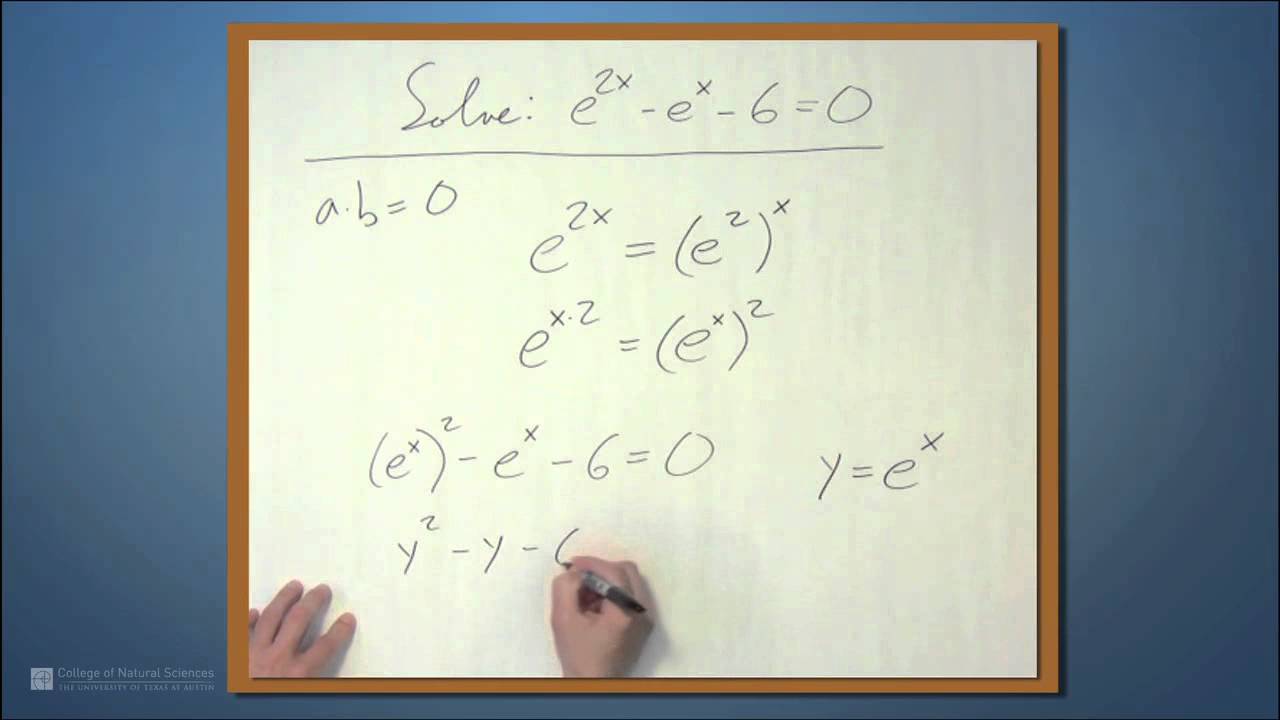 Solve E 2x E x 6 0 YouTube solve-e-2x-e-x-6-0-youtube