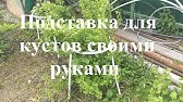 Опора для смородины из полипропиленовых обрезков труб - YouTube