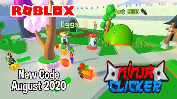 Roblox Ninja Clicker Simulator New Codes August 2020