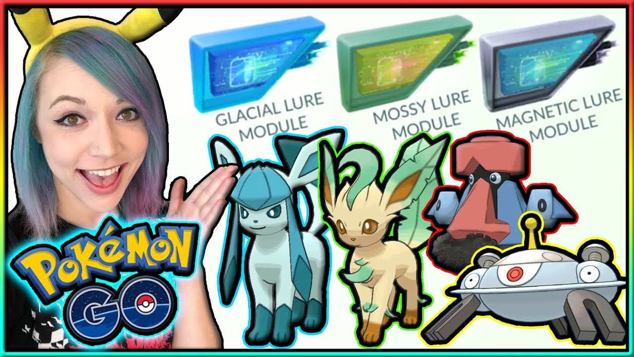 NEW LURE EVOLVE LEAFEON, GLACEON, MAGNEZONE, & PROBOPASS IN POKÉMON GO! - YouTube