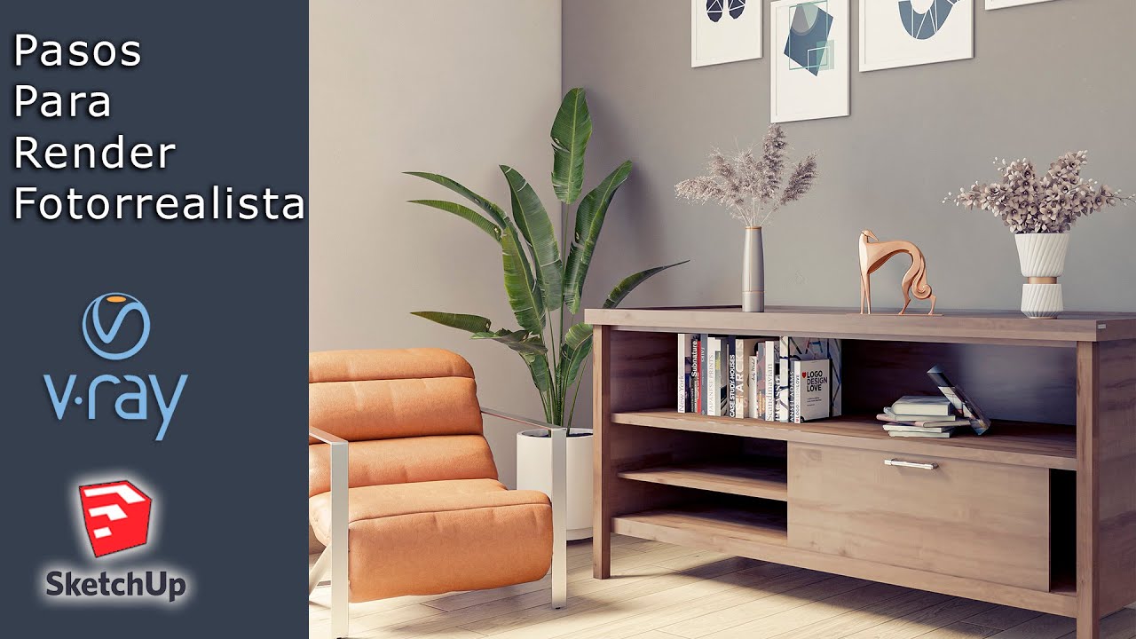 ✅ PASOS PARA HACER UN RENDER FOTORREALISTA 🔥  SKETCHUP - VRAY5