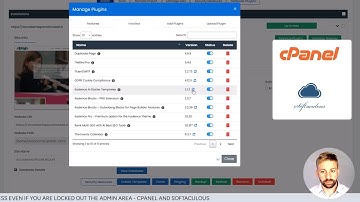 Update WordPress from cPanel - Softaculous