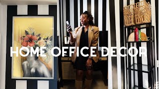 PART 2 SMALL HOME OFFICE MAKEOVER | DECOR ON A BUDGET 2021 | THE MOM COMPANY