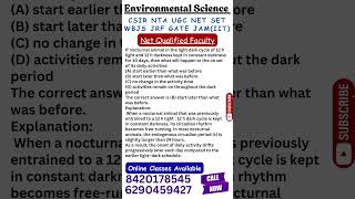 UGC NET Environmental Science I Net Qualified Faculty I Online Class Available #evs #jrf #shorts