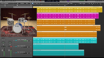 LOGIC PRO X  - Convert Drummer in Separate Audio Tracks