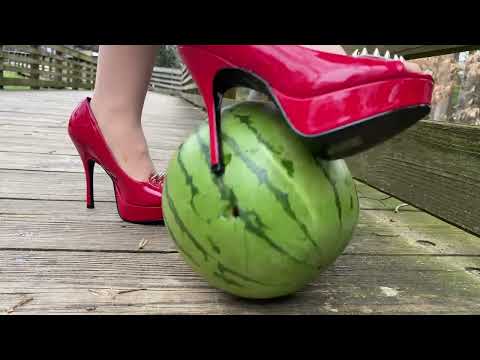 Fruit crush with stiletto heels