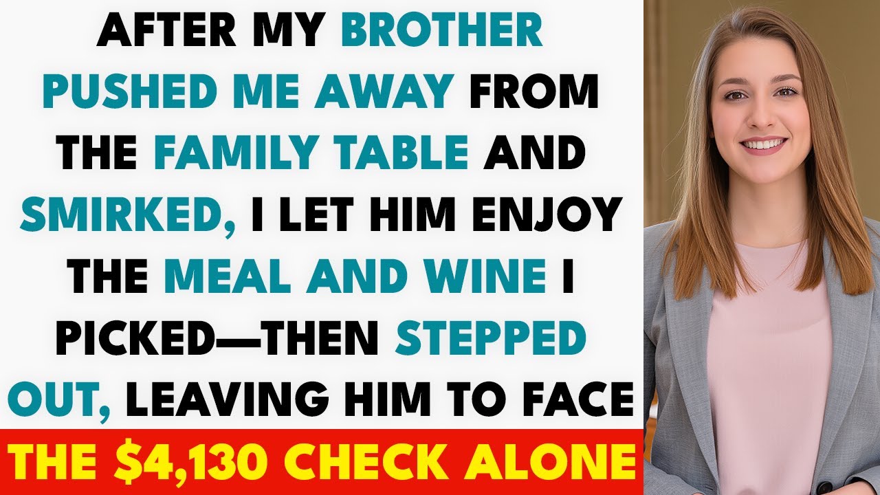 “Family Only,” He Said — Yet Somehow I Was The One Holding The $4,000 Check