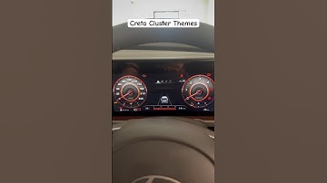 2024 Creta Instrument Cluster Themes #shorts