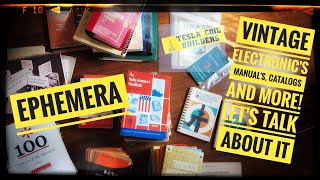 Vintage Electronics' Ephemera - Manuals, Catalog's and More! LET'S TALK ABOUT IT!