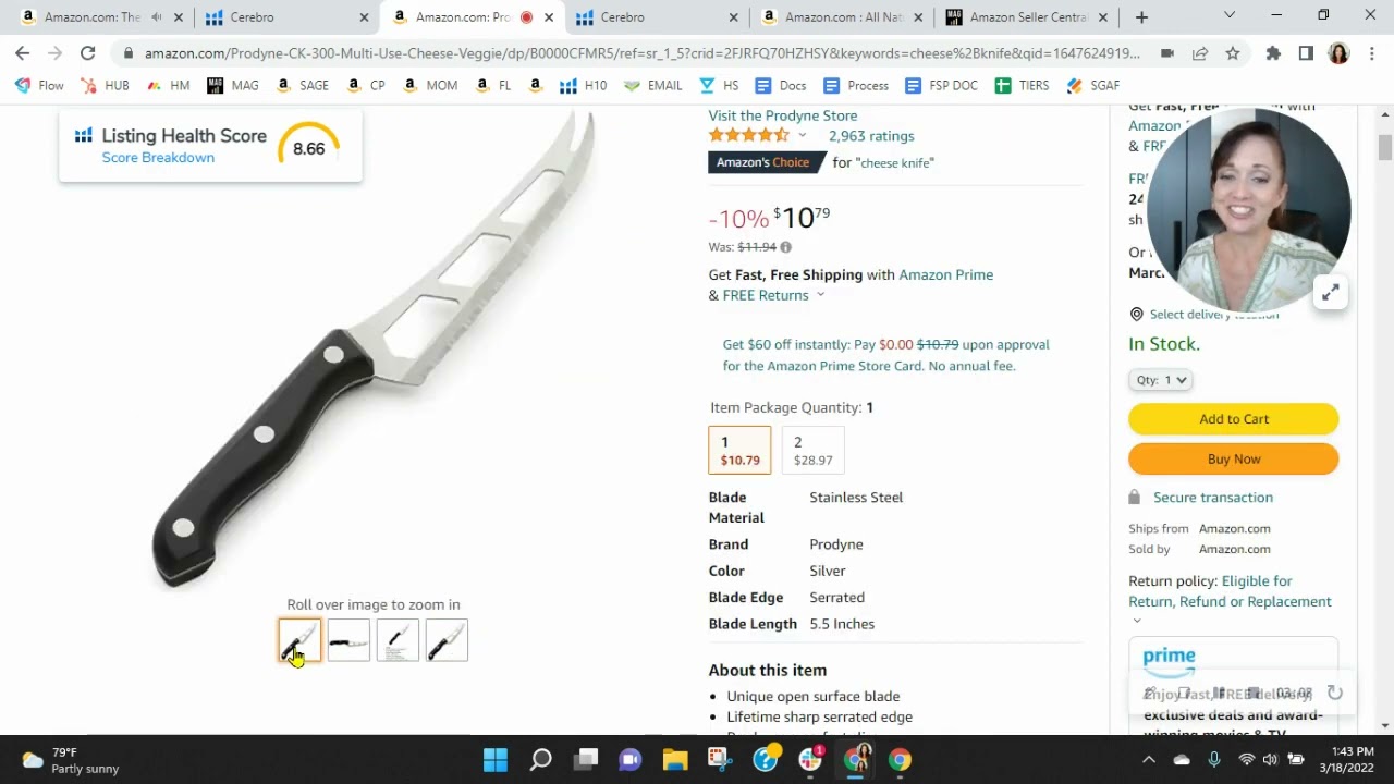 OKP2 Cheese Knives - Patented Non-Stick Blade Set In Yellow