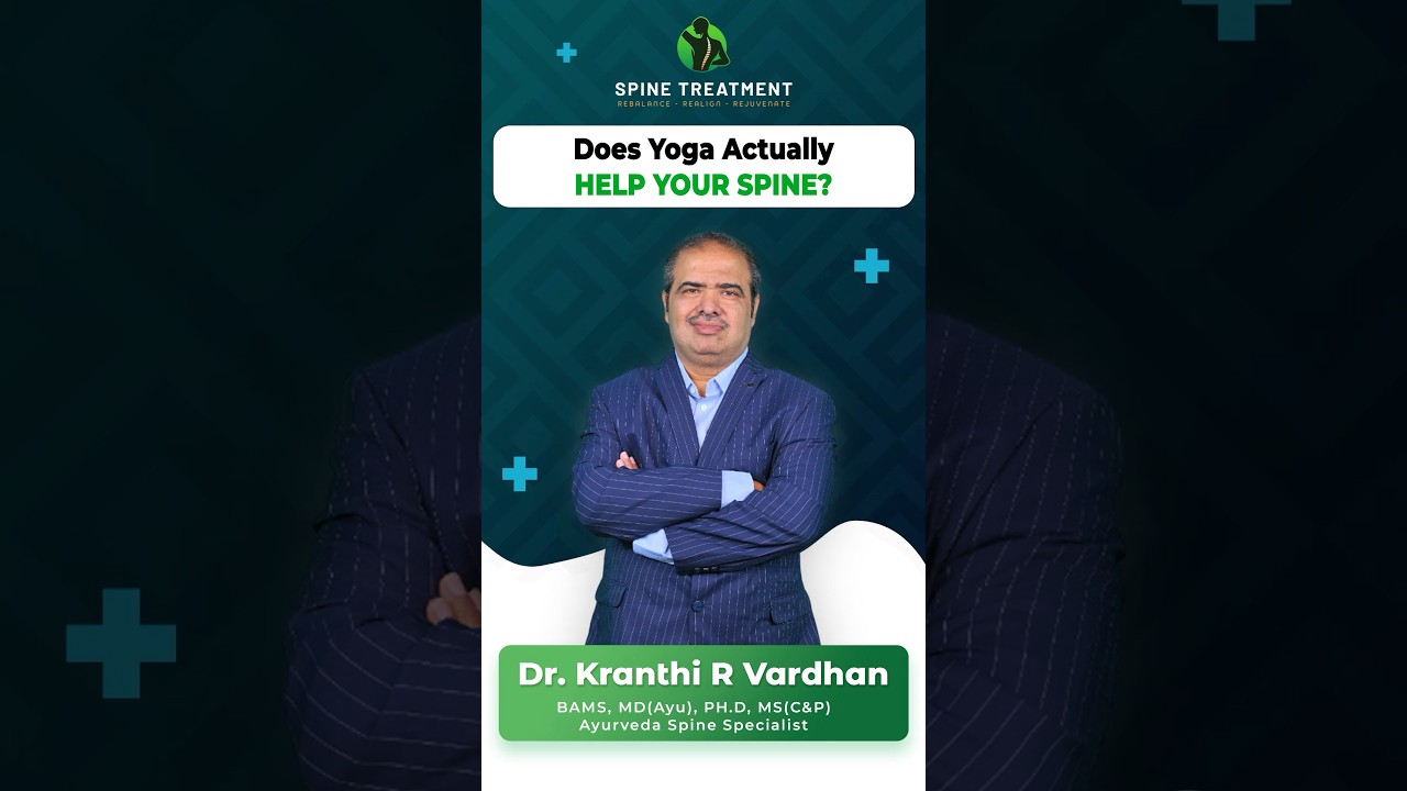 Daily Yoga = No Back Pain 🧘 | Ayurvedic Spine Treatment by Dr. Vardhan