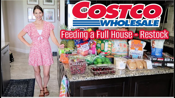 HUGE Costco Grocery Haul! Summer Restock for a Full House 🍉🛒 Summer Survival Mode!