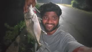 Night Fishing In Goa Big Trevally Catch Aseem Khan.